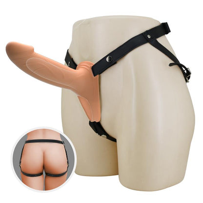 PRETTYLOVE - LONDON ARNÉS UNIVERSAL CON DILDO HUECO 6.6