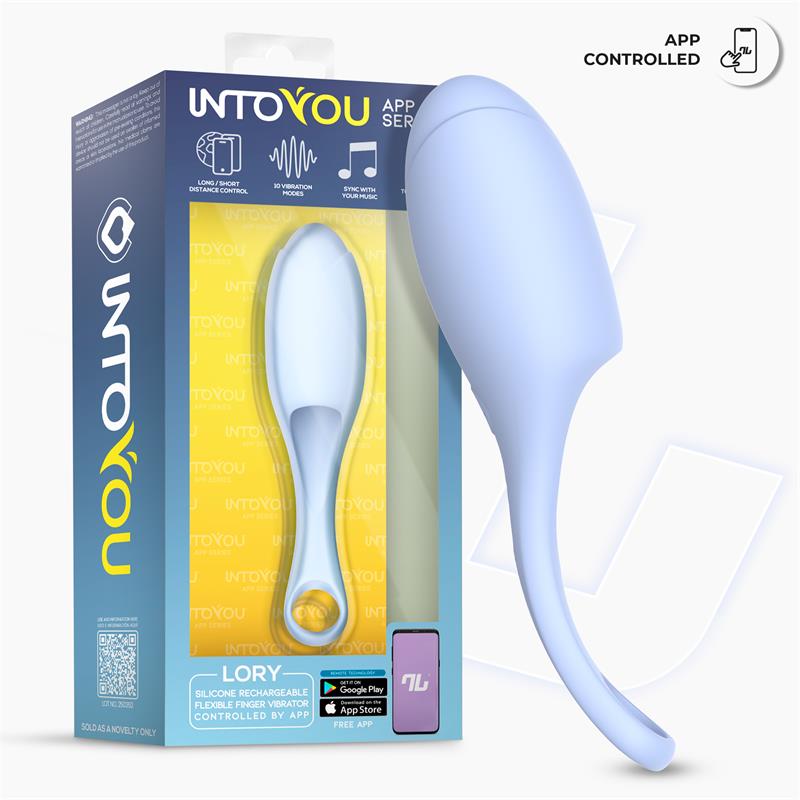 INTOYOU APP SERIES - LORY ESTIMULADOR PARA EL DEDO CON VIBRACIÓN Y APP