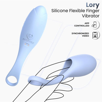 INTOYOU APP SERIES - LORY ESTIMULADOR PARA EL DEDO CON VIBRACIÓN Y APP