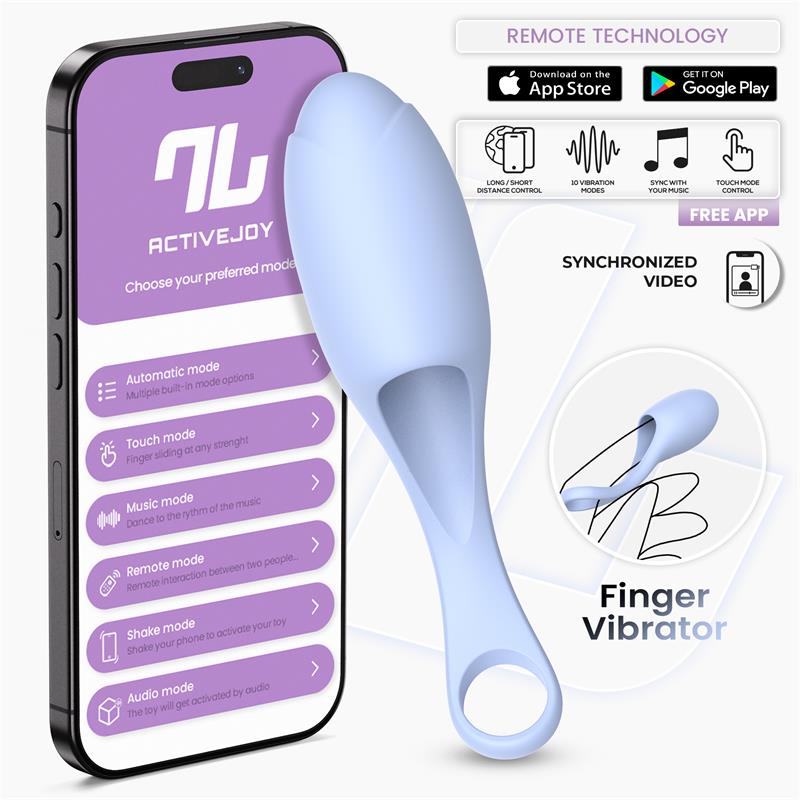INTOYOU APP SERIES - LORY ESTIMULADOR PARA EL DEDO CON VIBRACIÓN Y APP