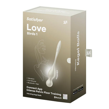 SATISFYER - LOVE BIRDS 1 BOLAS KEGEL CON APP BLANCO