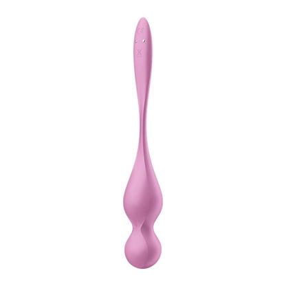 SATISFYER - LOVE BIRDS 1 BOLAS KEGEL CON APP ROSA