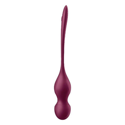 SATISFYER - LOVE BIRDS VARY CON APP ROJO VINO