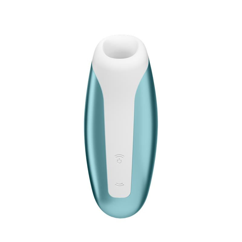 SATISFYER - LOVE BREEZE SUCCIONADOR CON VIBRACIÓN ICE BLUE
