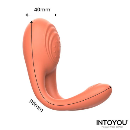 INTOYOU - LOVIT VIBRADOR DE PAREJA FLEXIBLE CON CONTROL REMOTE