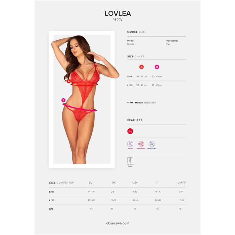 OBSESSIVE - LOVLEA BODY DE ENCAJE