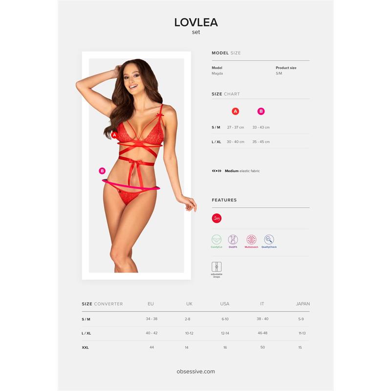OBSESSIVE - LOVLEA SET 2 PIEZAS
