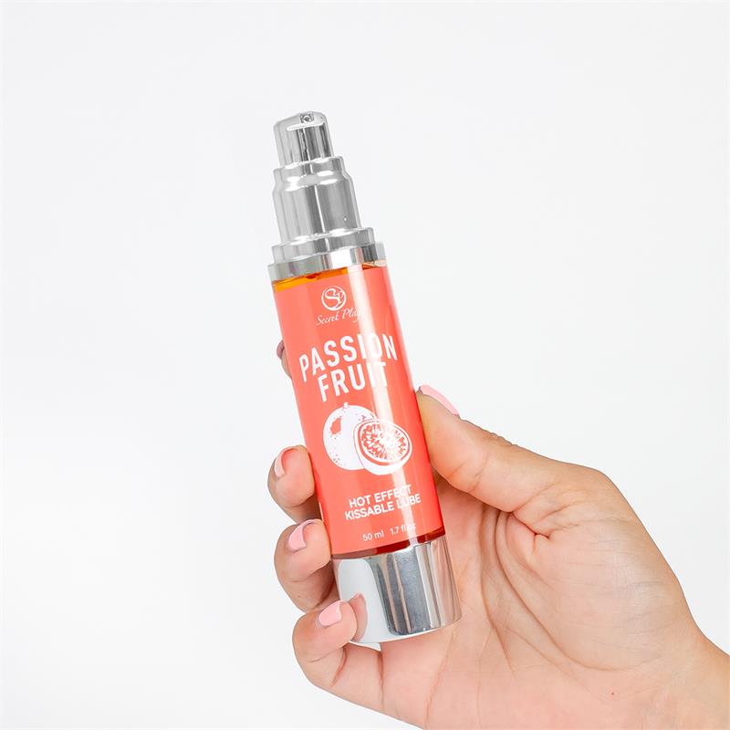 SECRET PLAY - LUBRICANTE 2 EN 1 AROMA FRUTA DE LA PASIÓN 50 ML