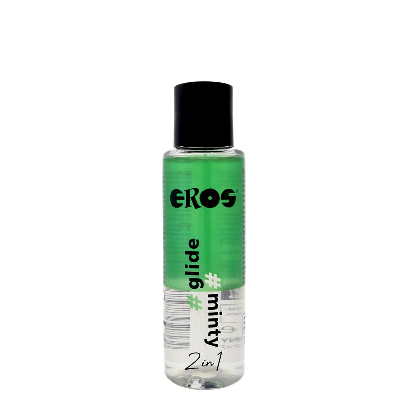 EROS - LUBRICANTE 2IN1 GLIDE MINTY BASE DE SILICONA 100 ML