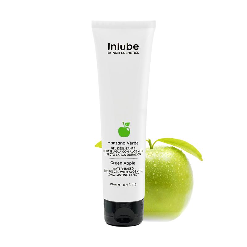 NUEI COSMETICS - LUBRICANTE A BASE DE AGUA MANZANA VERDE 100 ML