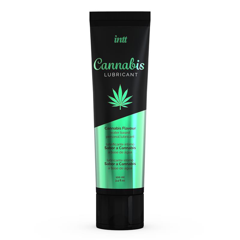 INTT - LUBRICANTE A BASE DE AGUA SABOR CANNABIS 100 ML