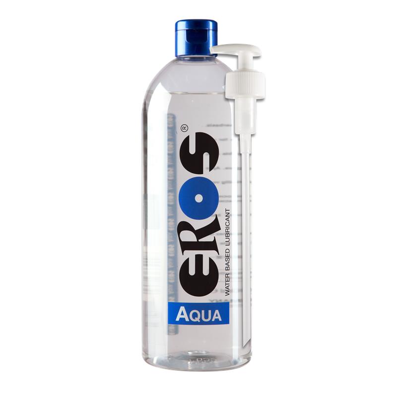 EROS - LUBRICANTE BASE AGUA AQUA BOTELLA DISPENSADOR 1000 ML