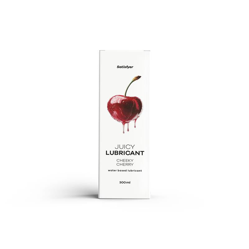 SATISFYER - LUBRICANTE BASE AGUA CEREZA CHEEKY CHERRY 300 ML