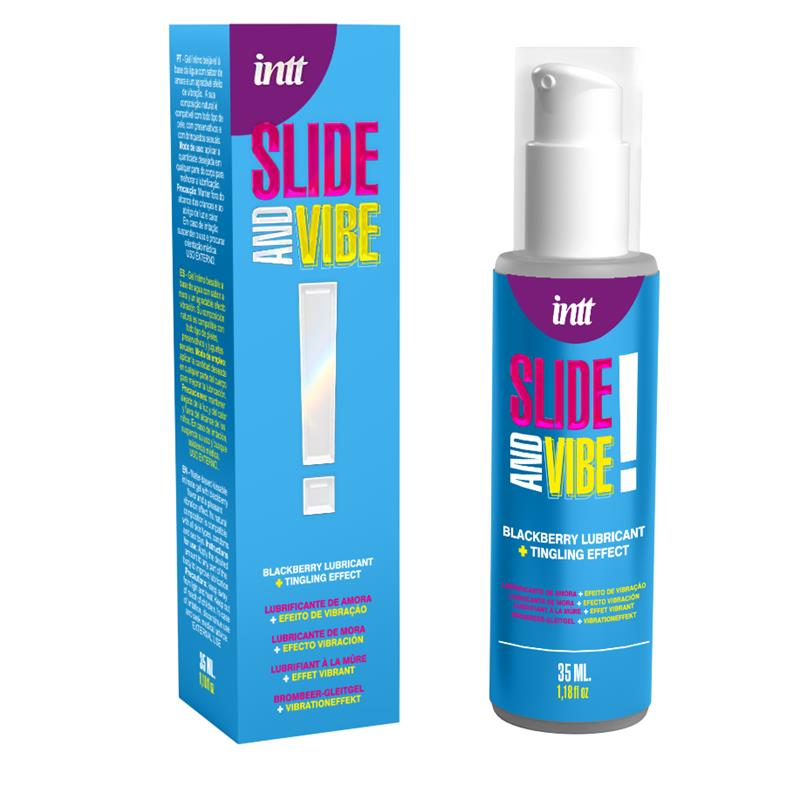 INTT - LUBRICANTE BESABLE BASE AGUA CON EFECTO VIBRACION 35ML