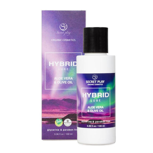 SECRET PLAY - LUBRICANTE ORGÁNICO HYBRID ALOE VERA Y OLIVE OIL 100 ML