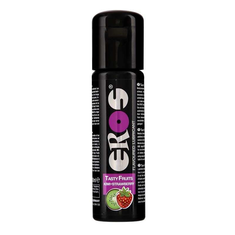 EROS - LUBRICANTE TASTY FRUITS SABOR KIWI Y FRESA 100 ML
