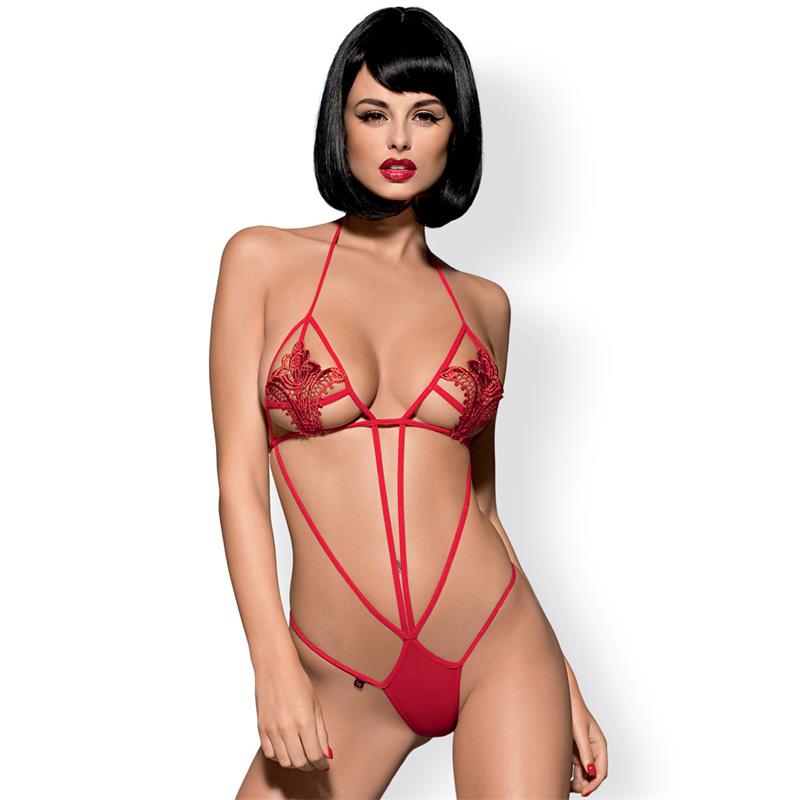 OBSESSIVE - LUIZA BODY COLOR ROJO TALLA S/M