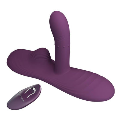 PRETTYLOVE - LUKA ASIENTO CON VIBRADOR CON FINGER, EFECTO CALOR Y BOLAS ROTADORAS