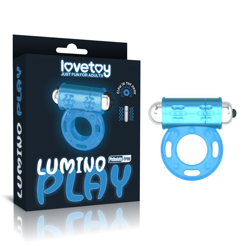 LOVETOY - LUMINO PLAY ANILLO VIBRADOR LUZ AZUL