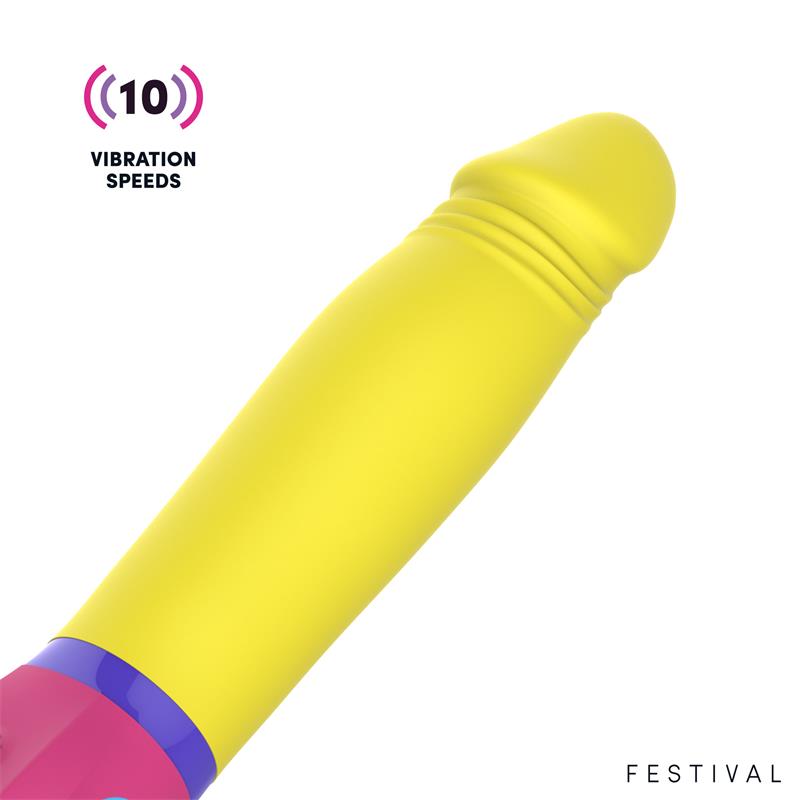 FESTIVAL - LUMIX ESTIMULADOR 10 FUNCIONES USB-C