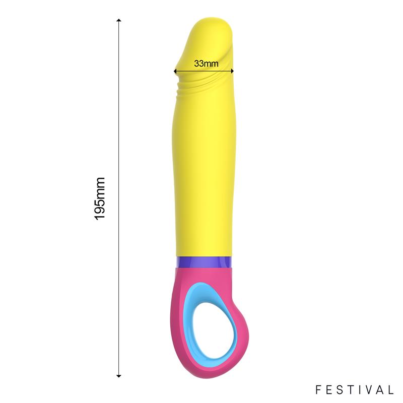FESTIVAL - LUMIX ESTIMULADOR 10 FUNCIONES USB-C