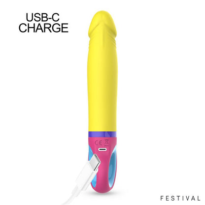 FESTIVAL - LUMIX ESTIMULADOR 10 FUNCIONES USB-C