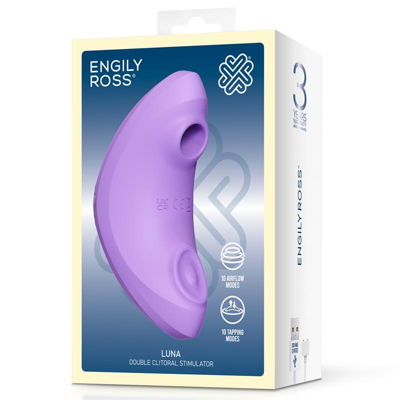 ENGILY ROSS - LUNA ESTIMULADOR DE CLÍTORIS CON SUCCIÓN Y PULSACIÓN