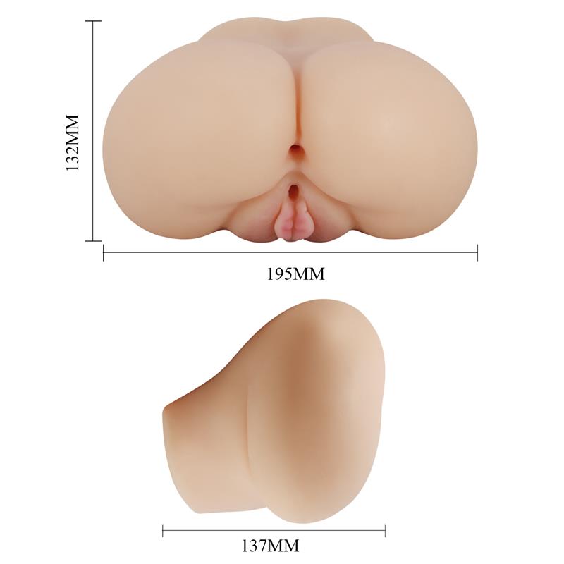 CRAZY BULL - LUNA MASTURBADOR VAGINA Y ANO CON VIBRACIÓN