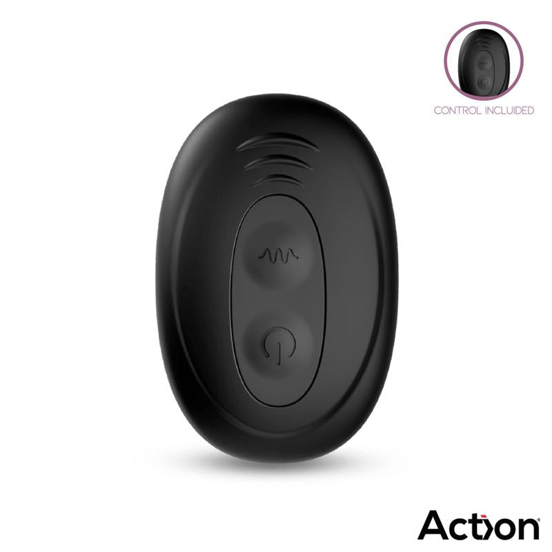ACTION - LUVIA HUEVO VIBRADOR CON CONTROL REMOTO USB PÚRPURA