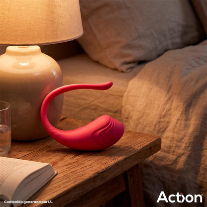 ACTION - LUVIA HUEVO VIBRADOR CON CONTROL REMOTO USB ROSA
