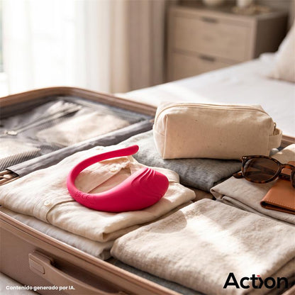 ACTION - LUVIA HUEVO VIBRADOR CON CONTROL REMOTO USB ROSA
