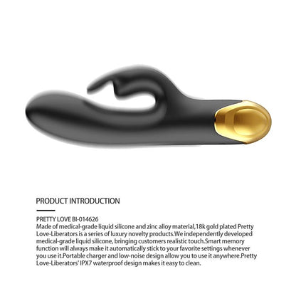 PRETTYLOVE - LUXURY SET QUEENS 12 JUGUETES NEGRO Y ORO 18K