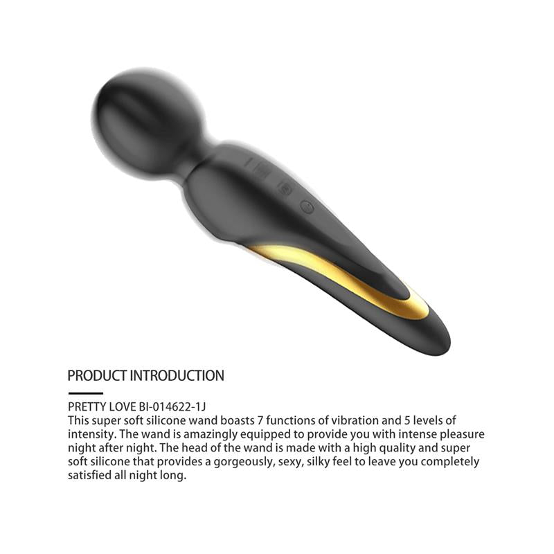 PRETTYLOVE - LUXURY SET QUEENS 12 JUGUETES NEGRO Y ORO 18K