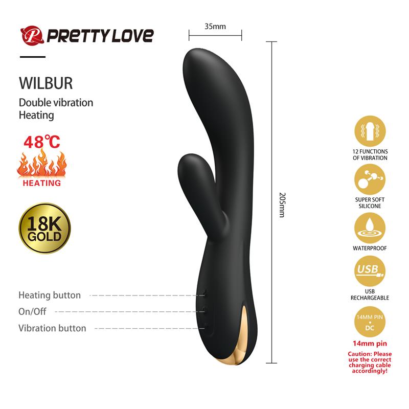 PRETTYLOVE - LUXURY SET QUEENS 12 JUGUETES NEGRO Y ORO 18K