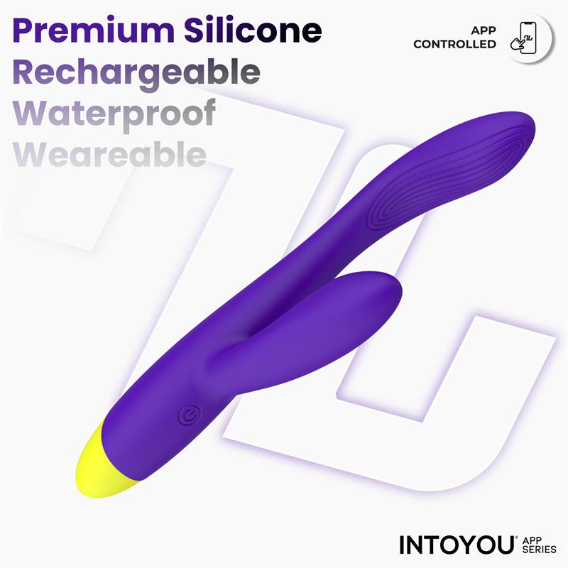 INTOYOU APP SERIES - LYRA VIBRADOR PUNTO G CON APP PÚRPURA