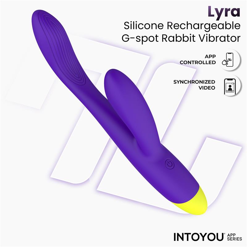 INTOYOU APP SERIES - LYRA VIBRADOR PUNTO G CON APP PÚRPURA