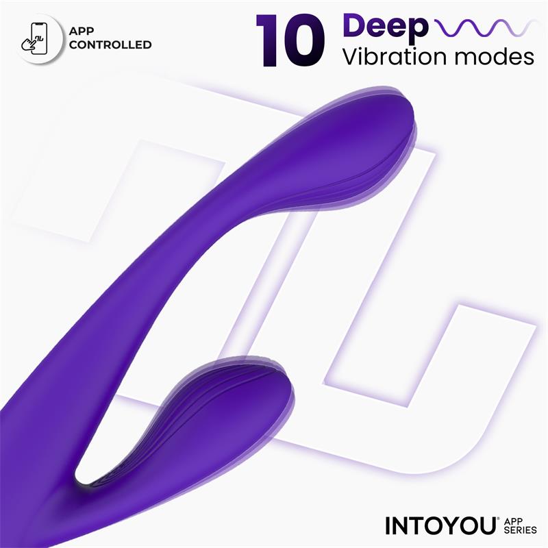 INTOYOU APP SERIES - LYRA VIBRADOR PUNTO G CON APP PÚRPURA