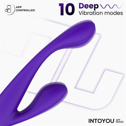 INTOYOU APP SERIES - LYRA VIBRADOR PUNTO G CON APP PÚRPURA