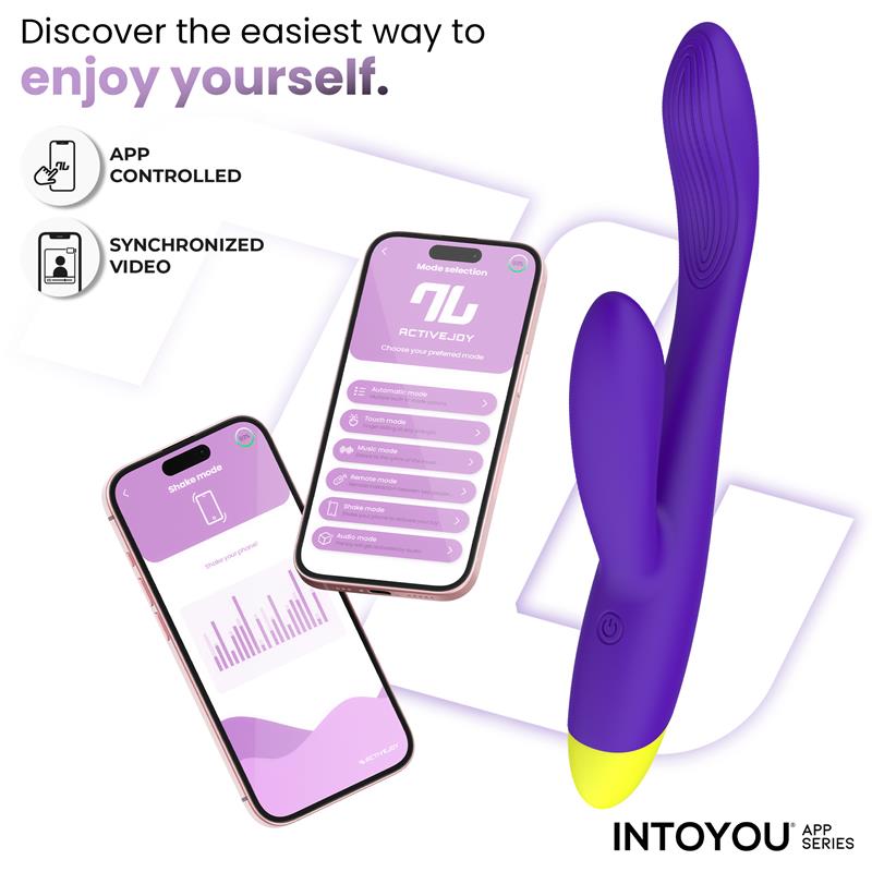 INTOYOU APP SERIES - LYRA VIBRADOR PUNTO G CON APP PÚRPURA