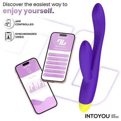 INTOYOU APP SERIES - LYRA VIBRADOR PUNTO G CON APP PÚRPURA
