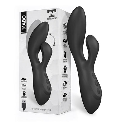 TARDENOCHE - MABO VIBRADOR PUNTO G MOVIMIENTO FINGER SILICONA UNIBODY