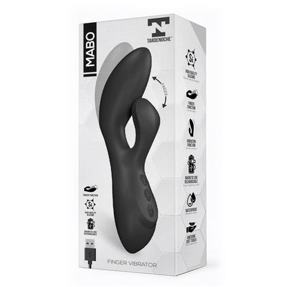TARDENOCHE - MABO VIBRADOR PUNTO G MOVIMIENTO FINGER SILICONA UNIBODY