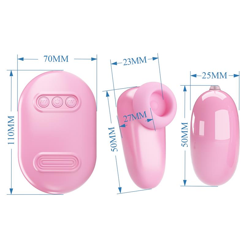 PRETTYLOVE - MAGIC BOX HUEVO VIBRADOR Y ESTIMULADOR CON TAPPING