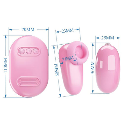 PRETTYLOVE - MAGIC BOX HUEVO VIBRADOR Y ESTIMULADOR CON TAPPING