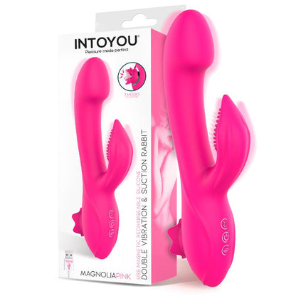 INTOYOU - MAGNOLIAPINK VIBRADOR CON SUCCIÓN