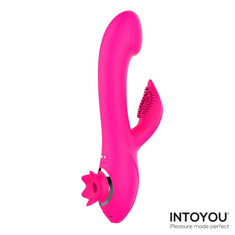 INTOYOU - MAGNOLIAPINK VIBRADOR CON SUCCIÓN
