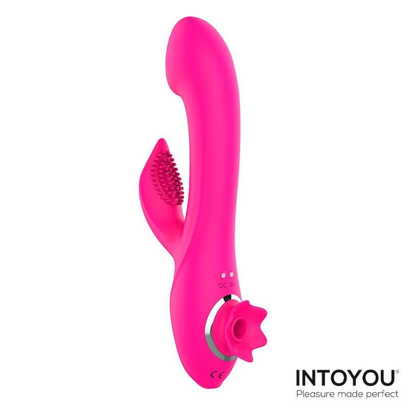INTOYOU - MAGNOLIAPINK VIBRADOR CON SUCCIÓN