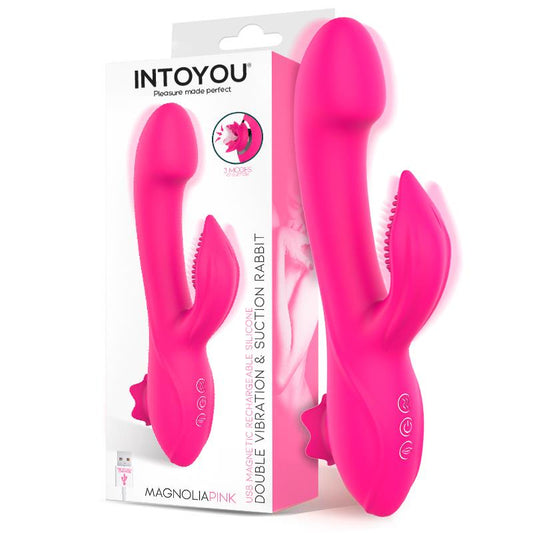 INTOYOU - MAGNOLIAPINK VIBRADOR CON SUCCIÓN