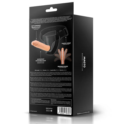 HARNESS COLLECTION LATETOBED - MAGTO ARNÉS CON DILDO REALISTA ARTICULADO