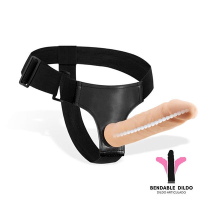 HARNESS COLLECTION LATETOBED - MAGTO ARNÉS CON DILDO REALISTA ARTICULADO